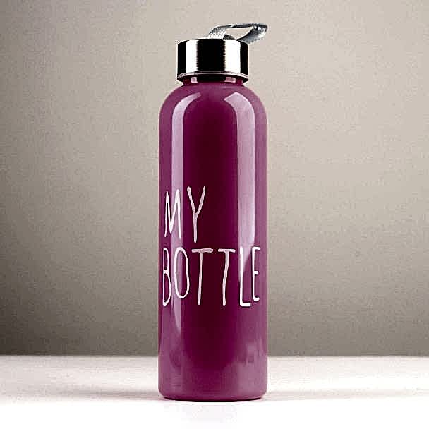 Бутылка для воды My bottle 500 мл, 21.5 х 6.5 см, микс