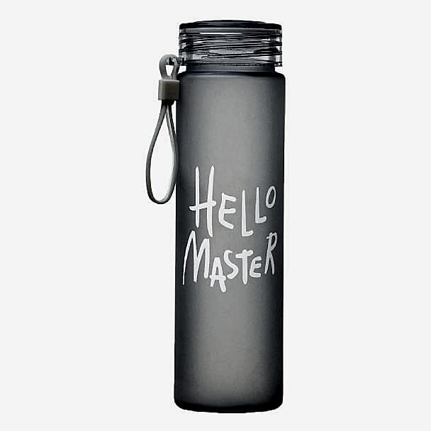 Бутылка для воды, 500 мл Hello Master, 22 х 6 см, белая