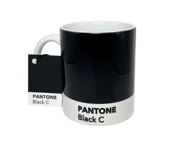 Кружка 330 мл, Дизайнерская коллекция "Pantone", чёрный