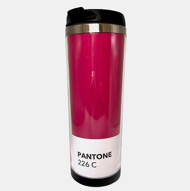 Термостакан 450 мл, Дизайнерская коллекция "Pantone", розовый