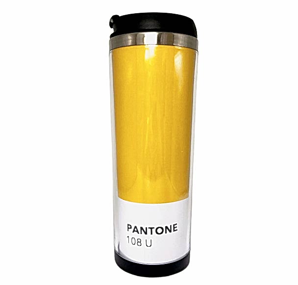 Термостакан 450 мл, Дизайнерская коллекция "Pantone", жёлтый