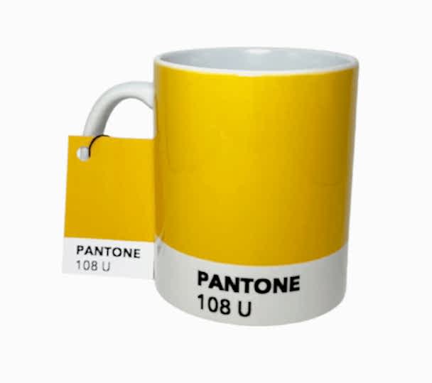Кружка 330 мл, Дизайнерская коллекция "Pantone", жёлтый