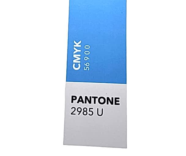 Закладка 5*20 см, софт тач ламинация, Дизайнерская коллекция "Pantone", голубой